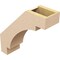 Ekena Millwork 5-inch W x 16-inch D x 16-inch H Merced Rough Cedar Woodgrain TimberThane Knee Brace, Primed BRCUR05X16X16MRCRCPR - alternate 2